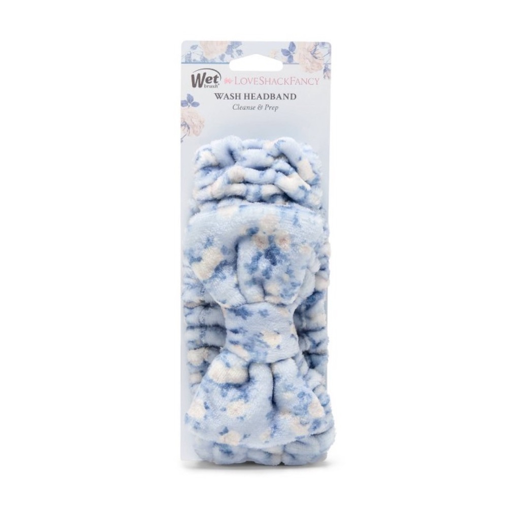 Wet Brush x LoveShackFancy Wash Cotton Headband Everblooming Rosettes NWT - Picture 1 of 7